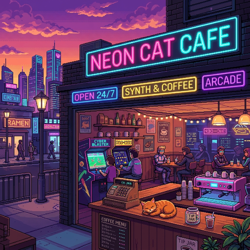 Pixel Art AI Style Example