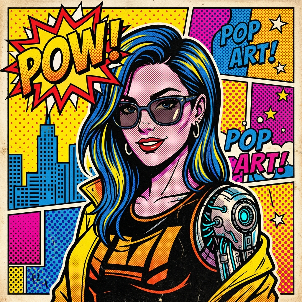 Pop Art AI Style Example